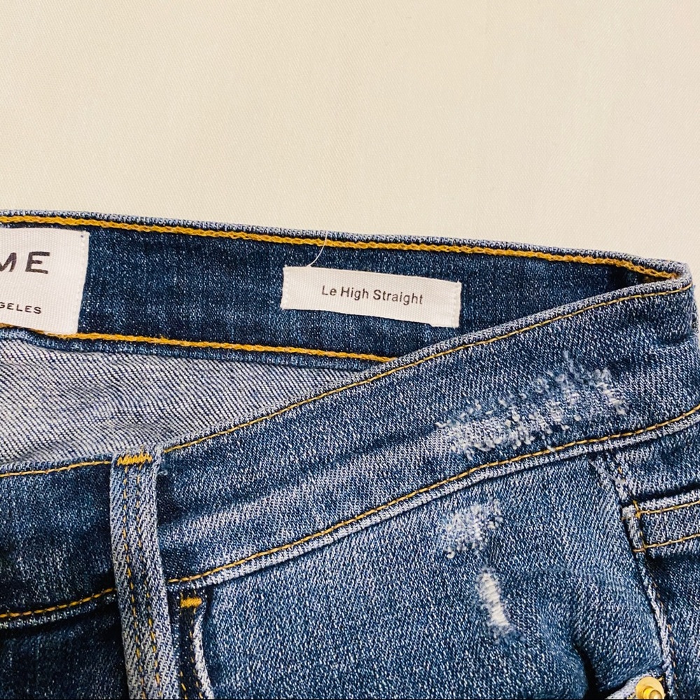 FRAME Le High Skinny Crop Jean with Raw Hem - Picture 6 of 6